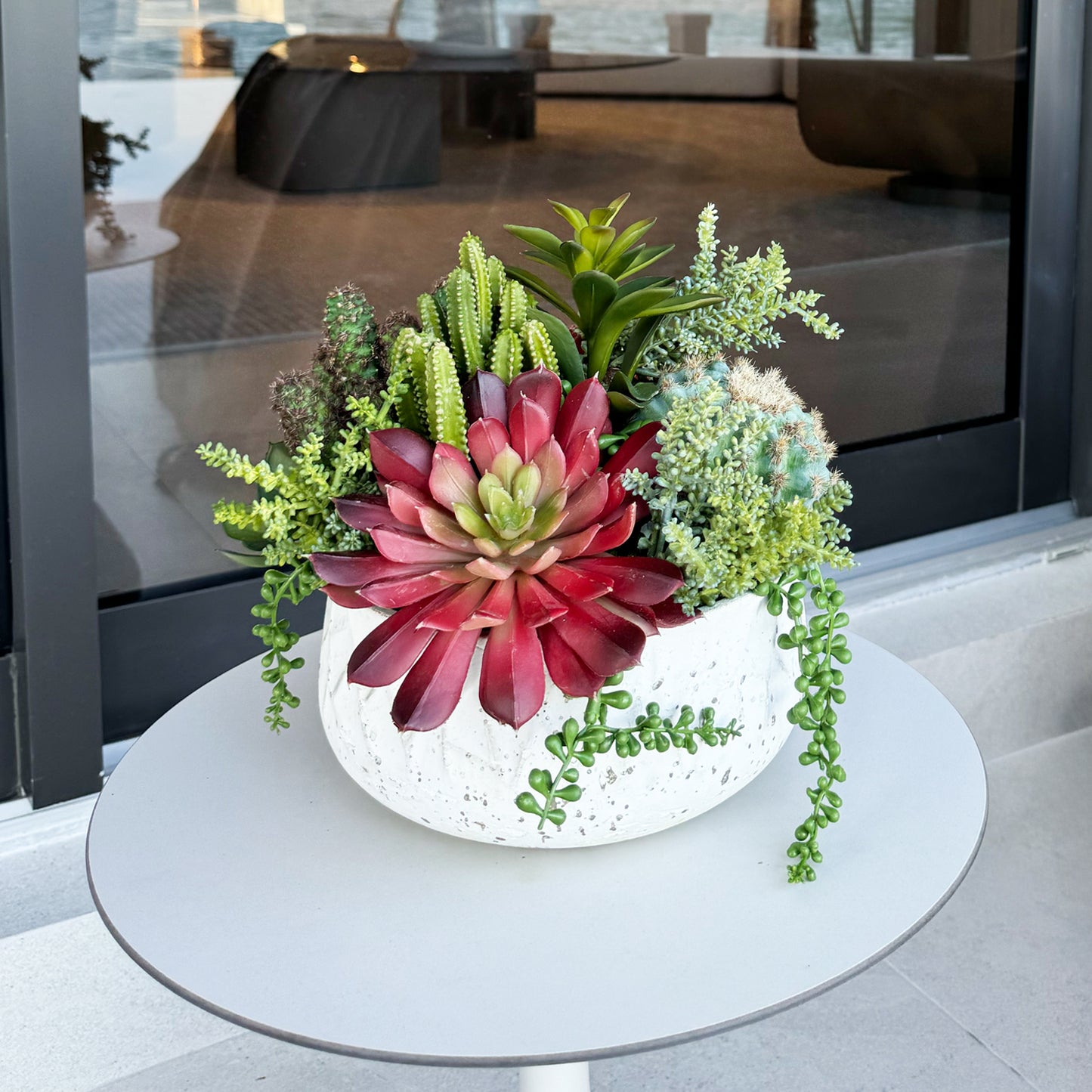 Exotic Faux Succulent Garden